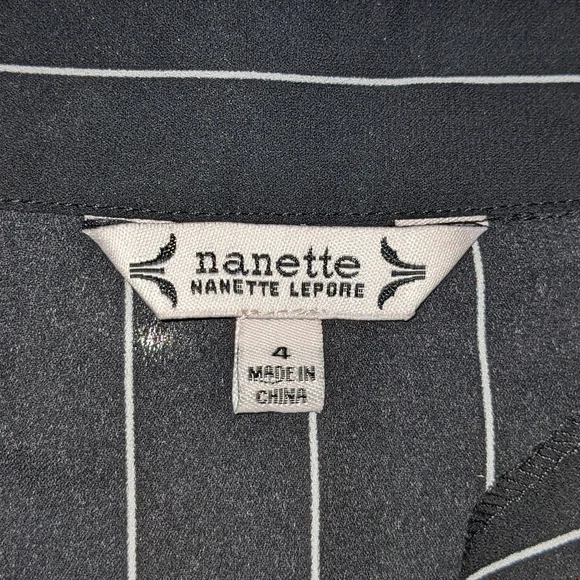 NWT Nanette Lepore Striped Dress Size 4 - Picture 5 of 12